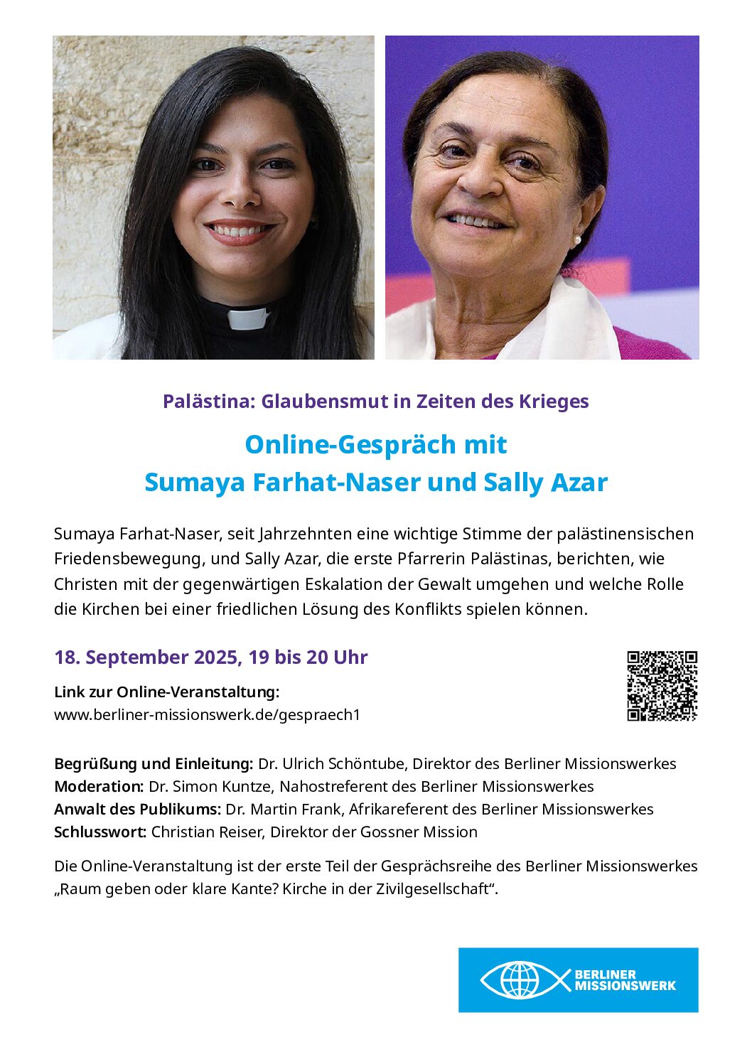 Online-Gespräch über Palästina