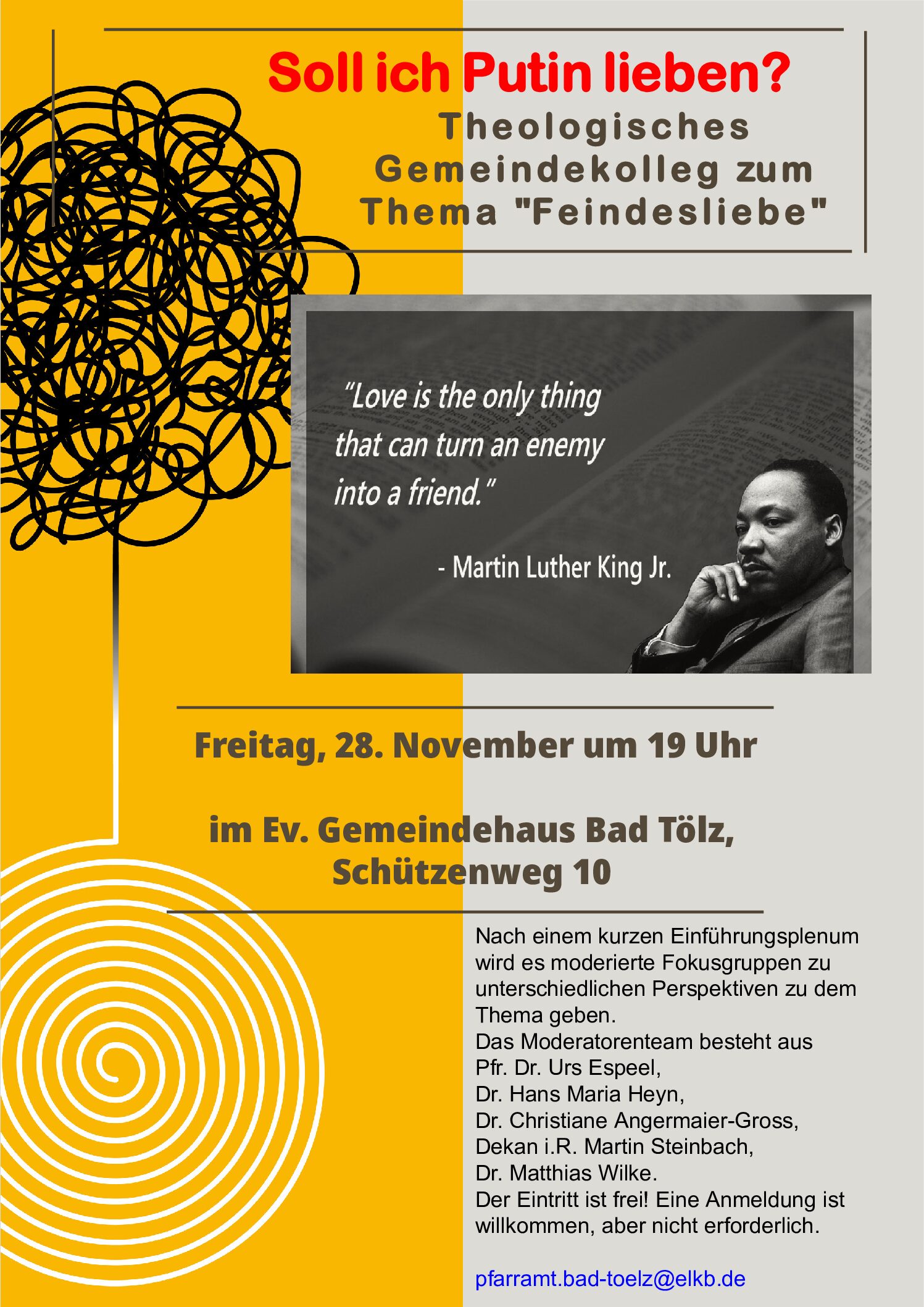 Feindesliebe in Diskussion