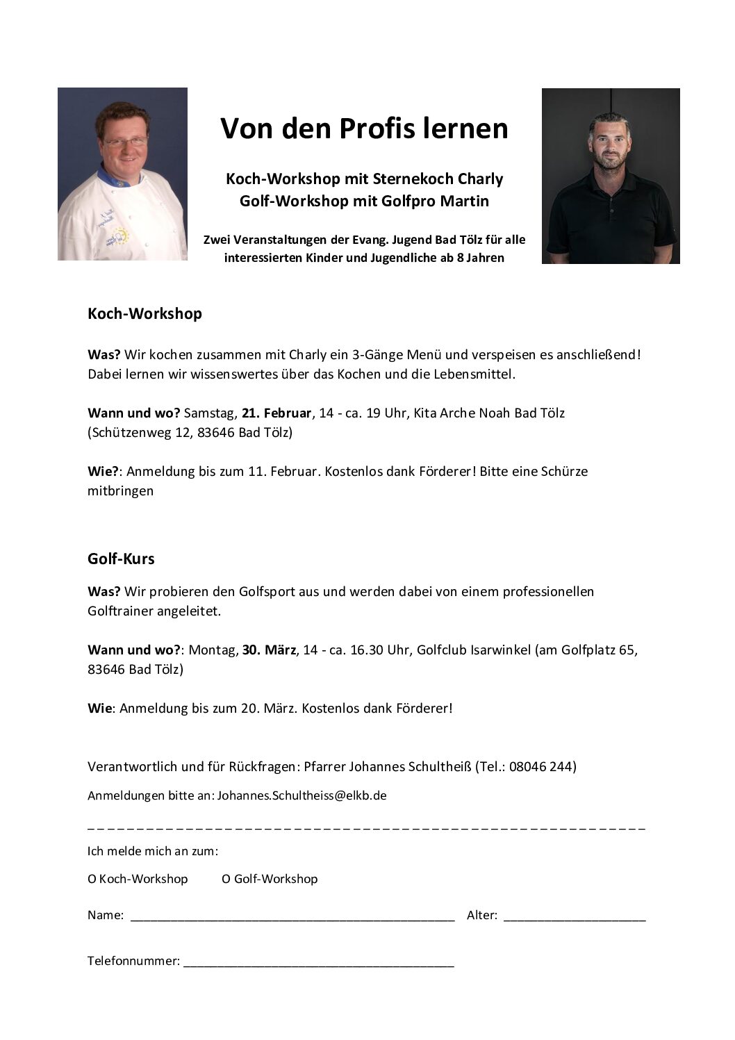 Von den Profis lernen