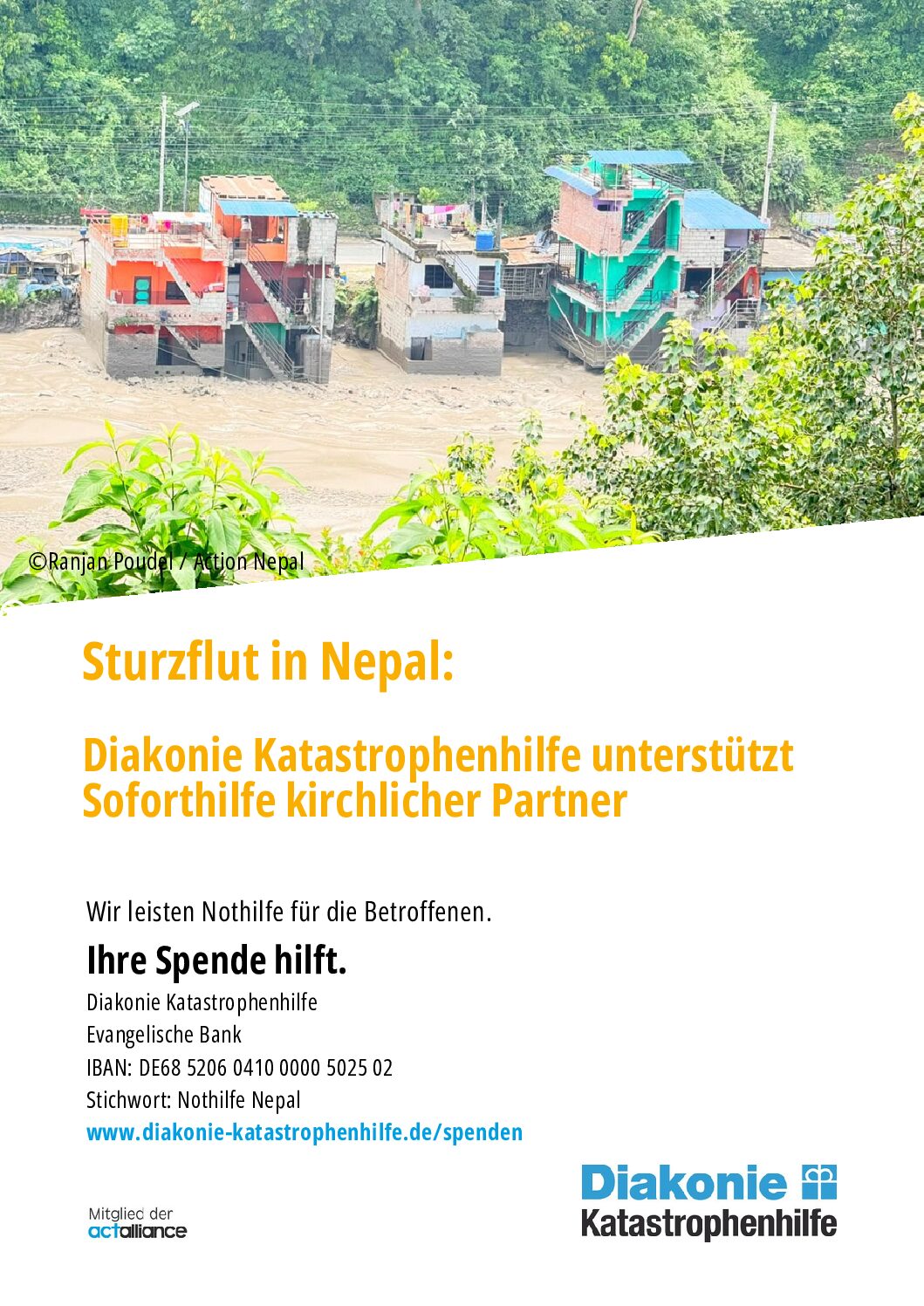 Hilfe für Nepal