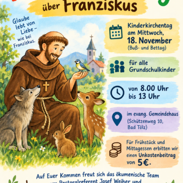 Kinderkirchentag am Buß- und Bettag